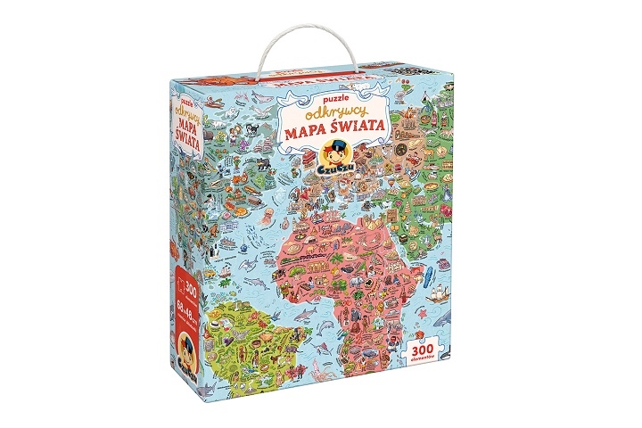 CzuCzu Puzzle odkrywcy Mapa Świata 7+ 93693