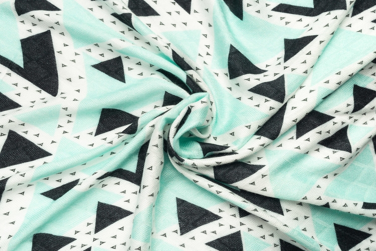 PIELUCHA BAMBUS TRÓJKĄT ZIELONY 75x75