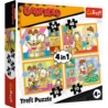 PUZZLE 4w1 Garfield kocha lazanię /Garfield 34673