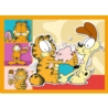 PUZZLE 4w1 Garfield kocha lazanię /Garfield 34673