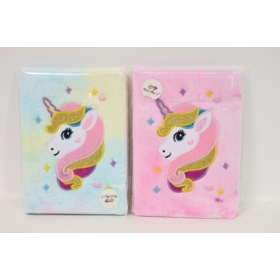 *****Notes w pluszowej okładce jednorożec 2001487