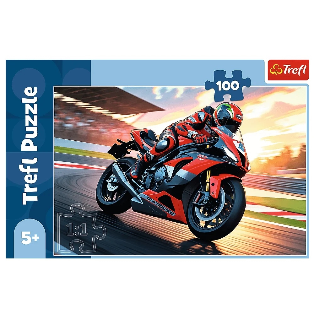 Puzzle 100 Szybki motocykl TREFL