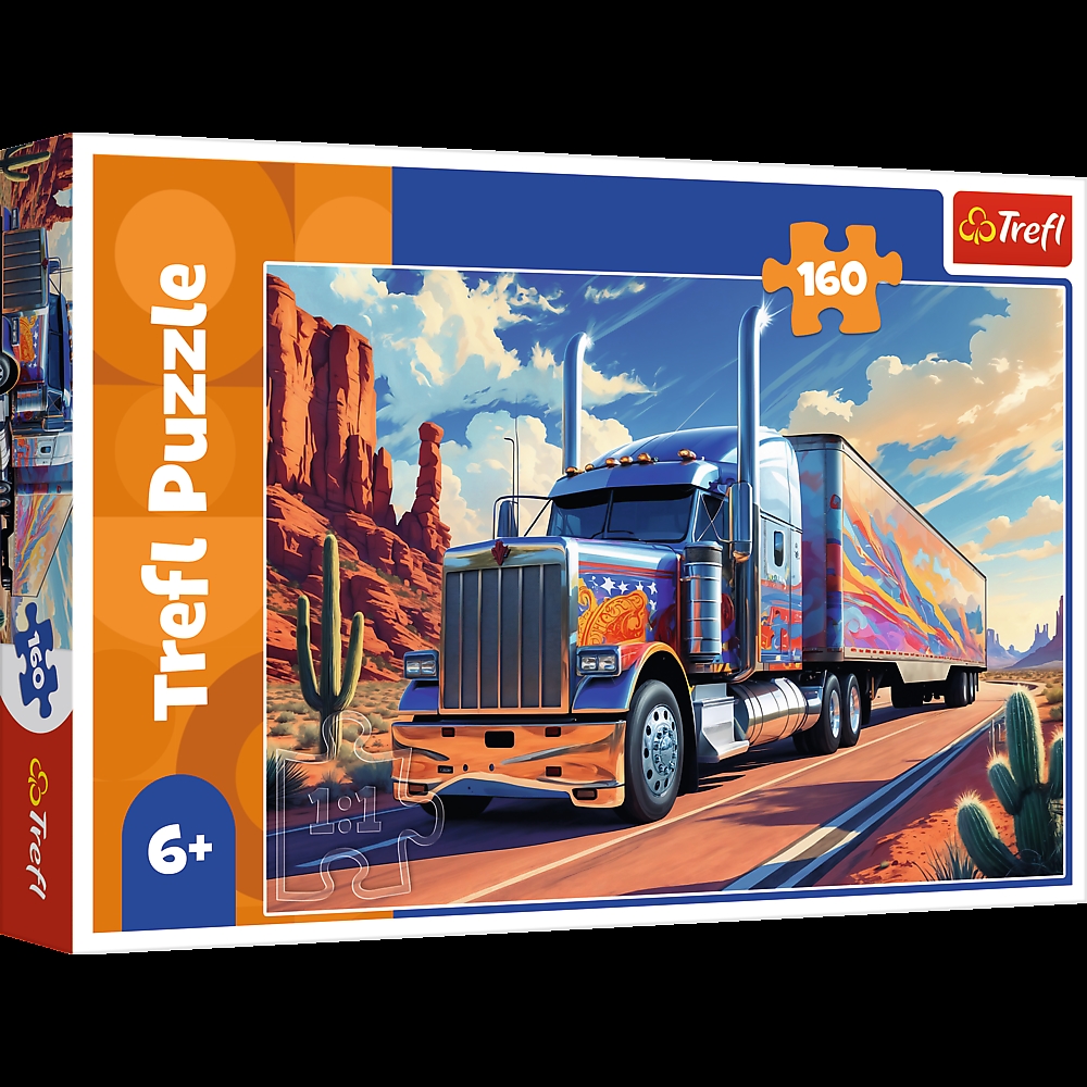 Puzzle 160 Ciężarówka w trasie TREFL