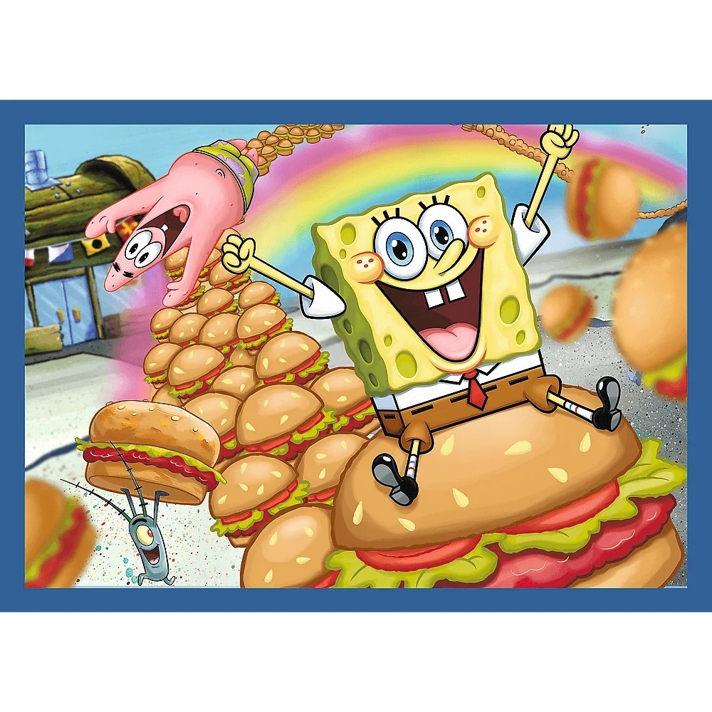 Trefl Puzzle 4w1 Podwodne życie SpongeBoba 34674