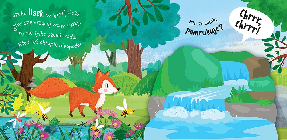 A kuku! W lesie Filcowe klapki i lusterko 38825