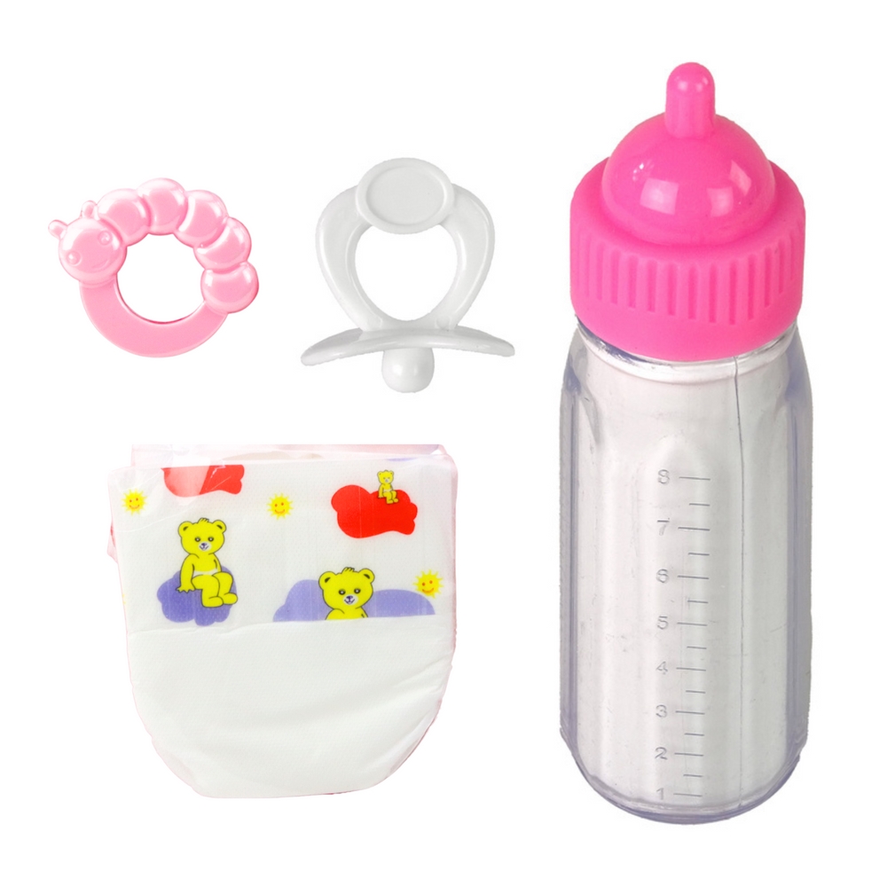 Zestaw akcesoria smoczek butelka pielucha