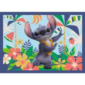 PUZZLE 4w1 Wakacje na Hawajach/Disney Stitch 34666