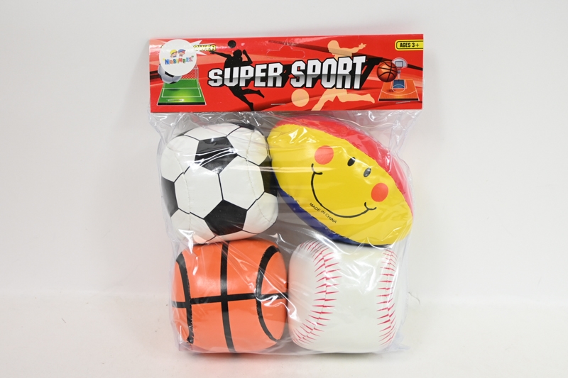 Piłeczki miękkie 4szt/op 1009821