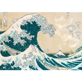 Puzzle 500 Wielka kocia fala 37537