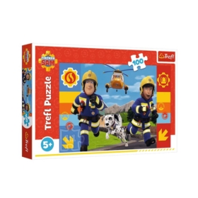 Puzzle 100 Zawsze pomocny Strażak Sam 16518