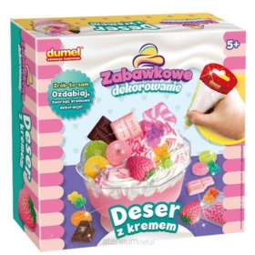 Zabawkowe dekorowanie Deser z kremem