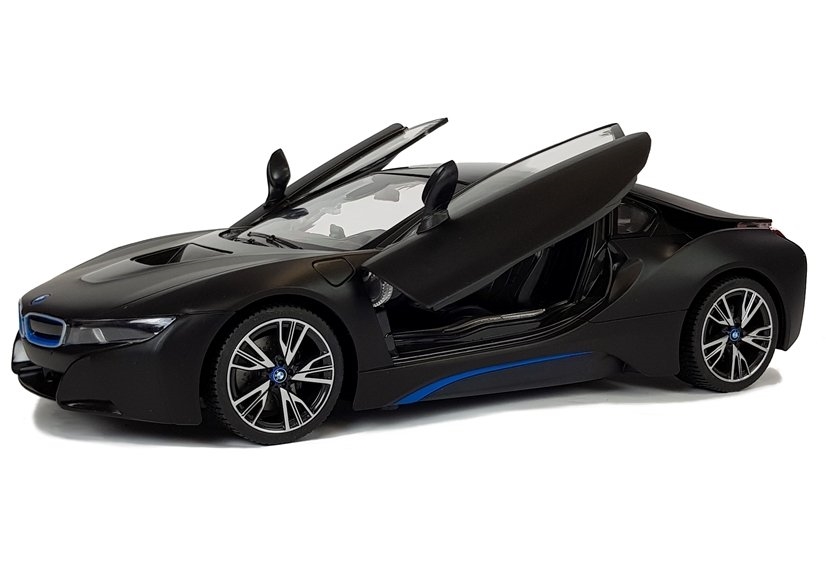Auto R/C BMW i8 Rastar 1:14 Czarny Drzwi Automatyc