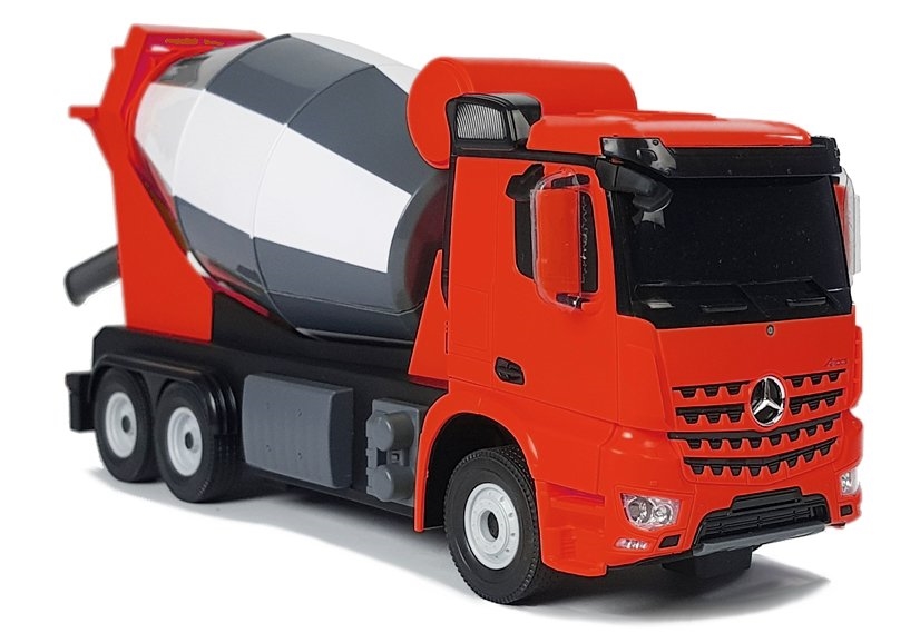 Auto R/C Mercedes-Benz Arocs Rastar 1:14 Czerwone