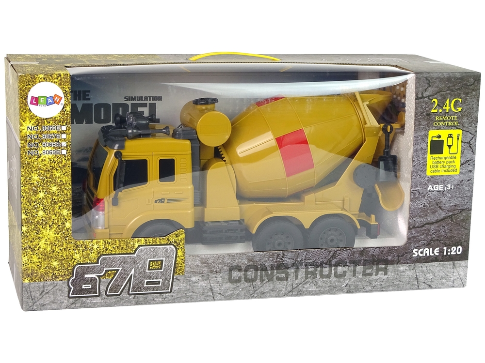 Betoniarka Zdalnie Sterowana 2,4G Obrotowa Gruszka