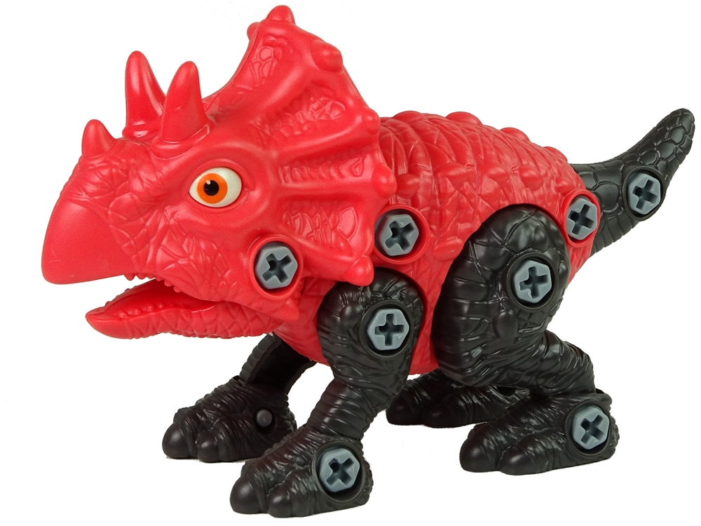 Zestaw Dinozaur Triceratops z Jajkiem DIY Śrubokrę