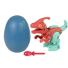 Zestaw Dinozaur Parasaurolophus z Jajkiem DIY Śrub