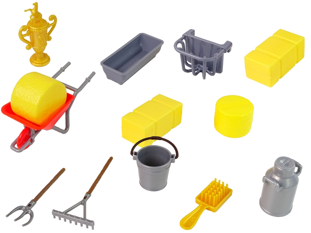 Zestaw Farma Stajnia Figurki Koń do Czesania Akces