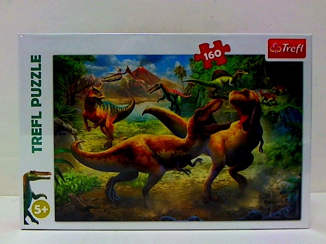 PUZZLE 160 DINOZAURY WALCZĄCE