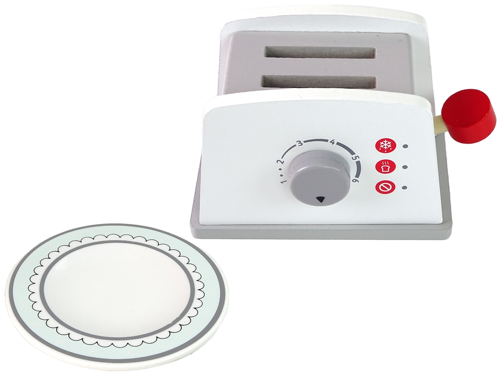 Drewniany Toster Śniadanie Akcesoria Pokrętło Dla