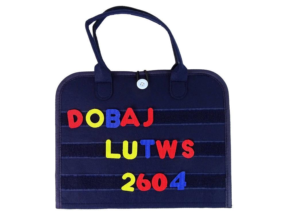 Walizka Tablica Manipulacyjna Sensoryczna Dla Malu