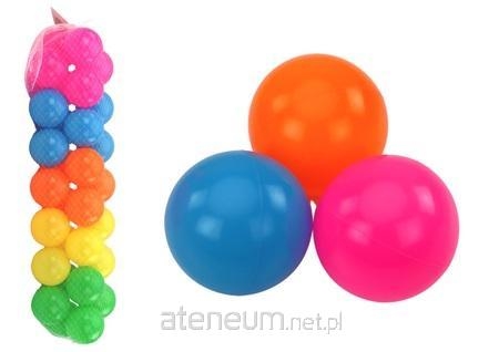 Zestaw Piłek Kulek Kolorowych Piłeczki Plastikowe