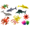 Zestaw Figurek Zwierząt Morskich 8 Sztuk Rośliny W