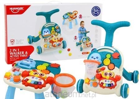 Chodzik Pchacz Edukacyjny Stolik 2w1 Panel Interak