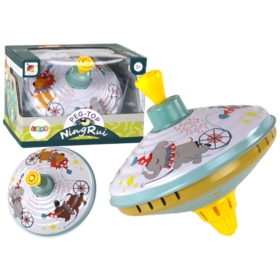 Bączek Metalowy Wirujący Cyrk Zabawka Tradycyjny