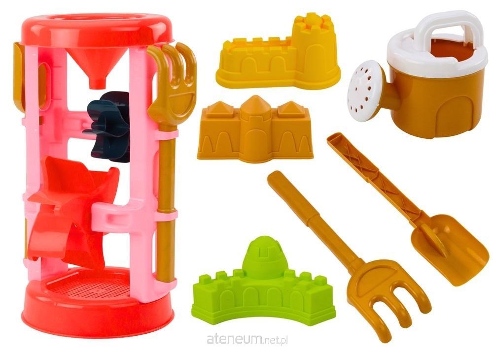 Zestaw Zabawek Do Piasku Młynek Foremki Zamki Kone