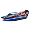 Łódź Motorówka Zdalnie Sterowana RC Niebiesko-Sreb