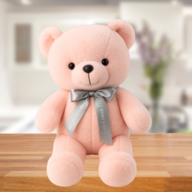 Pluszowa Maskotka Przytulanka Miś Z Kokardą Happy