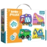 Puzzle - Baby Classic - Pojazdy na budowie -36072