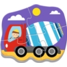 Puzzle - Baby Classic - Pojazdy na budowie -36072