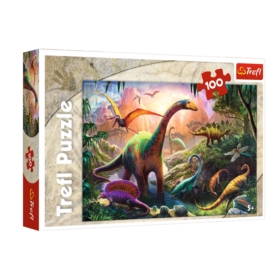 Puzzle Świat dinozaurów 100el. Trefl 16277