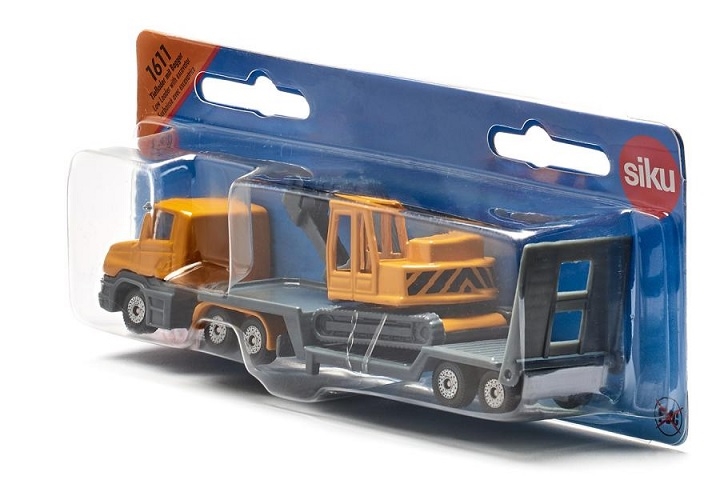 SIKU 1611 LAWETA Z KOPARKĄ