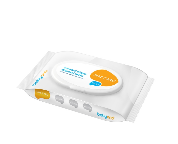BABYONO PACHNĄCE WORECZKI NA ZUŻYTE PIELUSZKI 1052