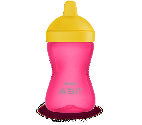 AVENT KUBEK Z TWARDYM USTNIKIEM 18M+, 300ML GIRL 8