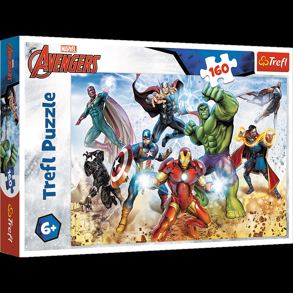 PUZZLE GOTOWI BY RATOWAĆ ŚWIAT AVENGERS  160