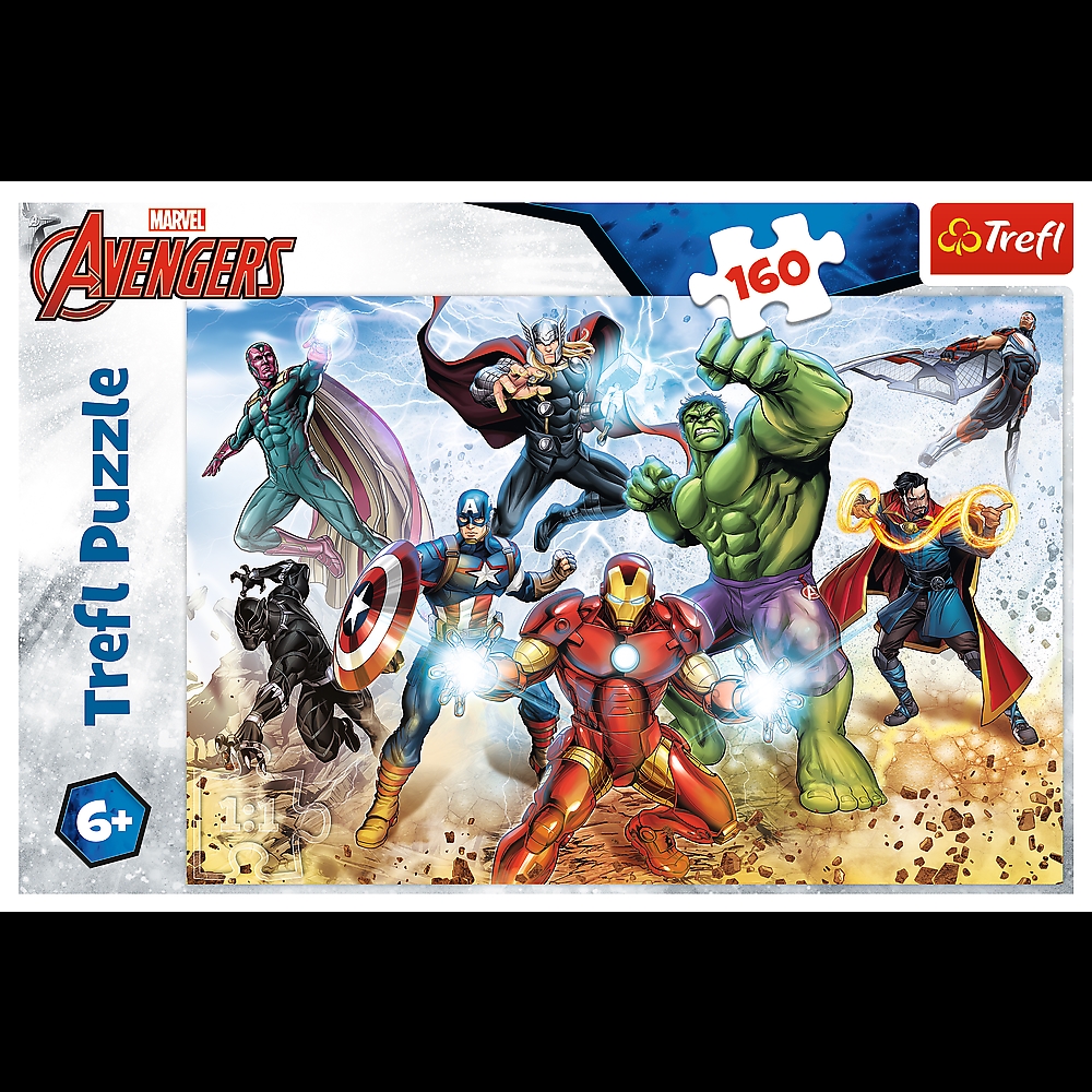 PUZZLE GOTOWI BY RATOWAĆ ŚWIAT AVENGERS  160