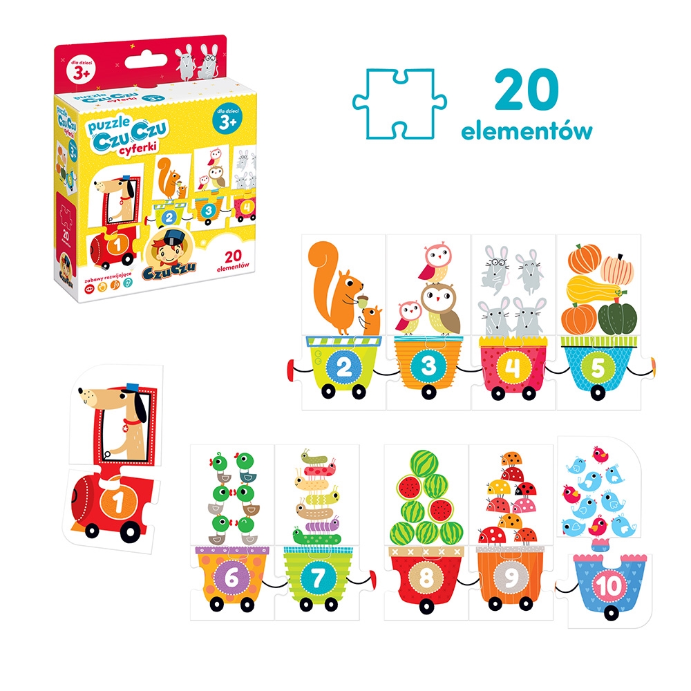 CZUCZU PUZZLE CYFERKI
