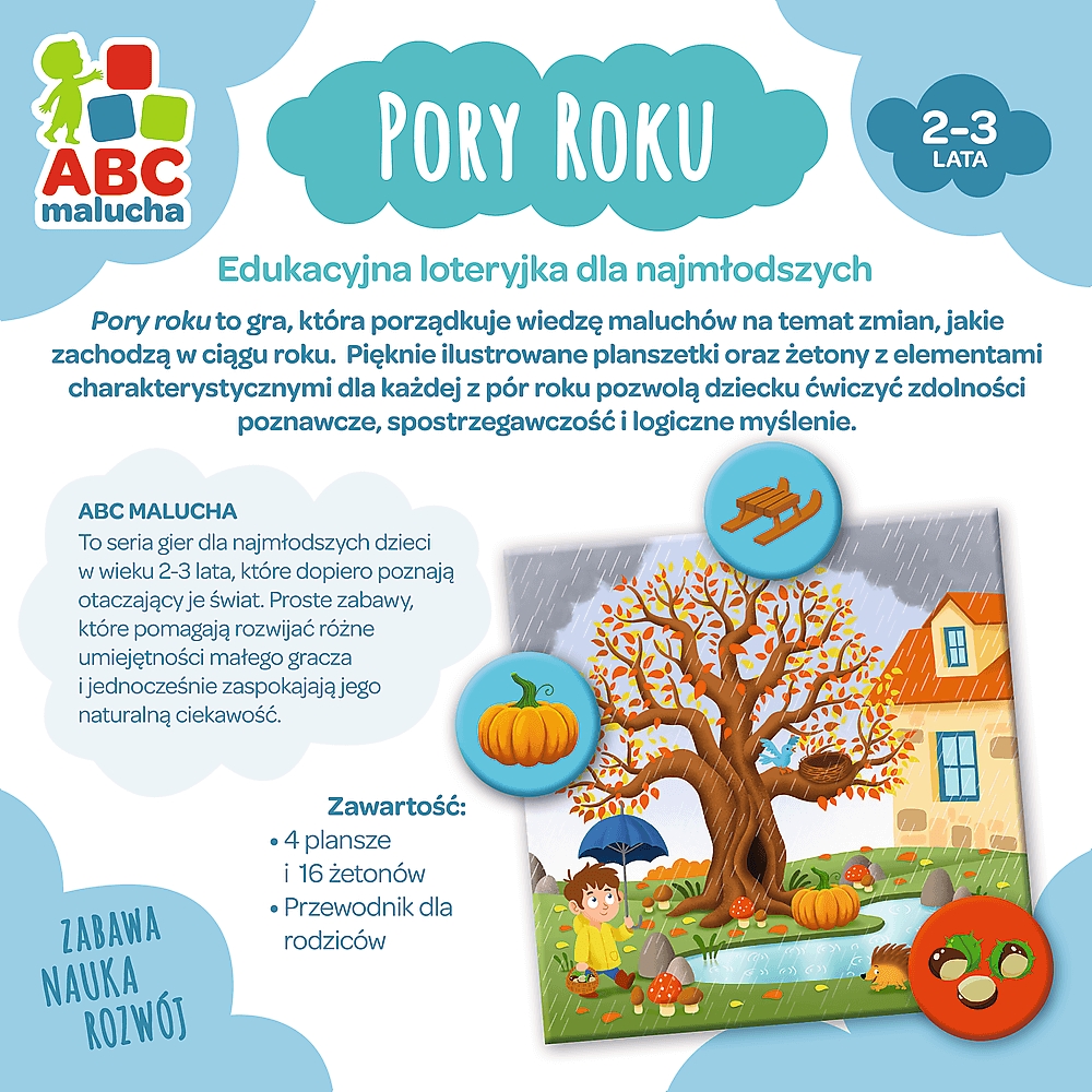 Gra Edukacyjna Pory Roku z Serii ABC Malucha Trefl