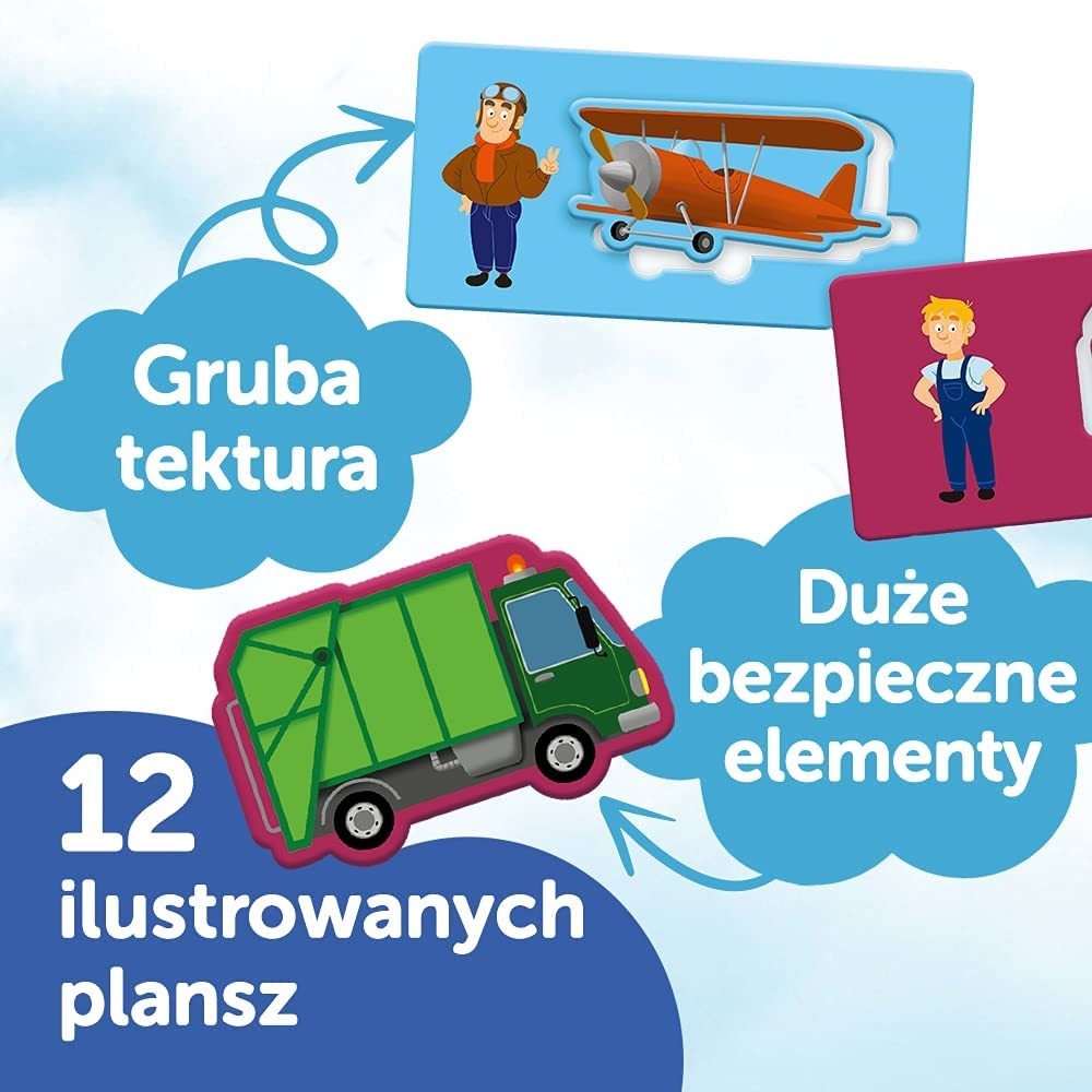 Gra Edukacyjna Pojazdy z Serii ABC Malucha Trefl 0