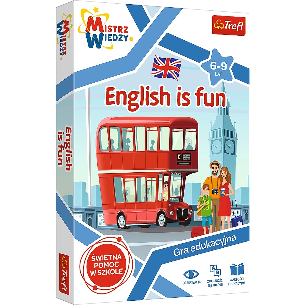 Gra Edukacyjna English is Fun z Serii Mistrz Wiedz