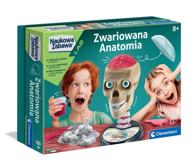 CLEMENTONI ZWARIOWANA ANATOMIA