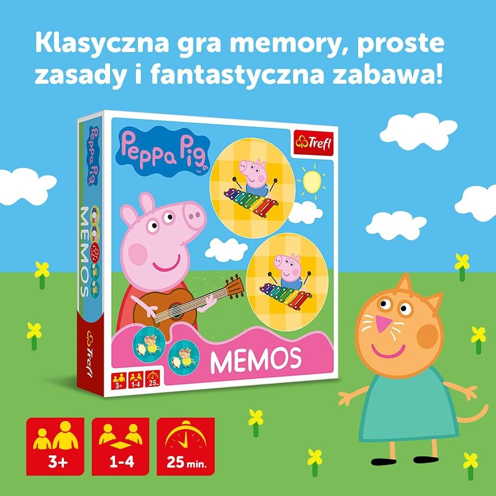 Gra Memos Świnka Peppa Trefl 01893
