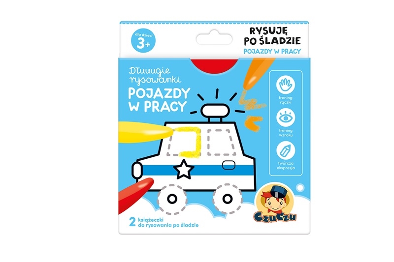 CZUCZU DŁUGIE RYSOWANKI POJAZDY W PRACY