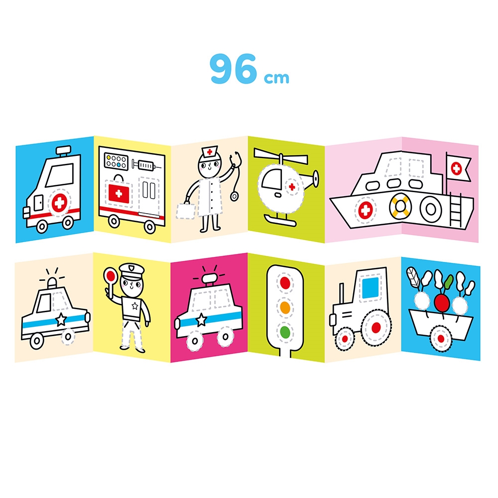 CZUCZU DŁUGIE RYSOWANKI POJAZDY W PRACY