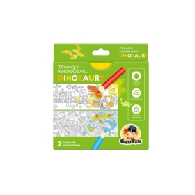 CZUCZU DŁUUUGIE KOLOROWANKI DINOZAURY