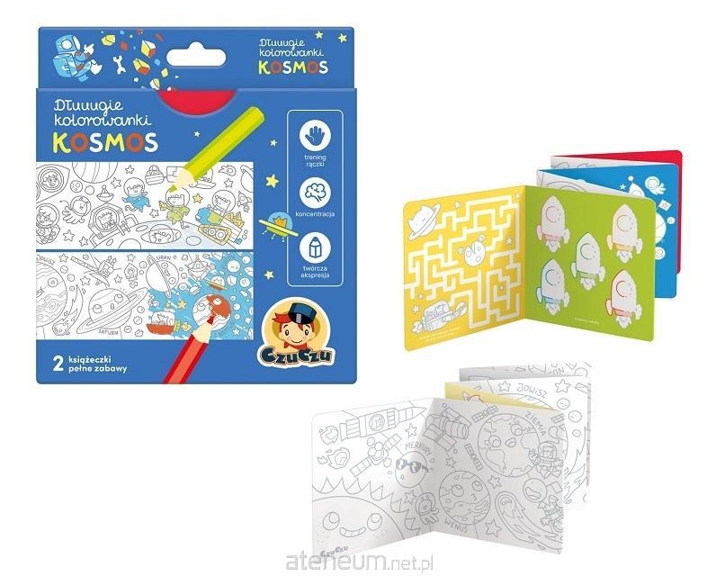 CZUCZU DŁUUUGIE KOLOROWANKI KOSMOS