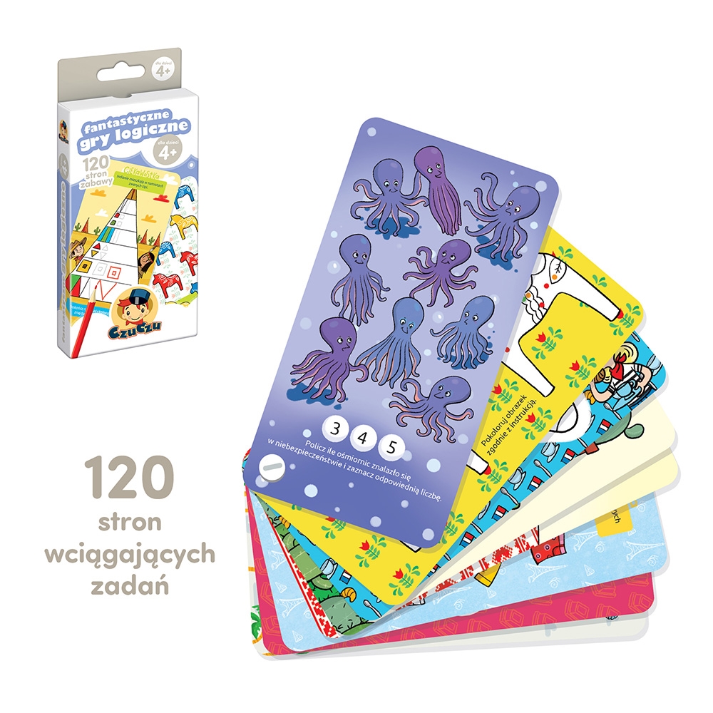 CZUCZU FANTASTYCZNE GRY LOGICZNE 4+